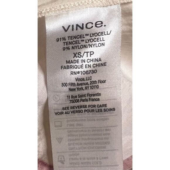 Vince Abstract Painted Draped Knot Skirt NWT Size XS - Picture 10 of 10